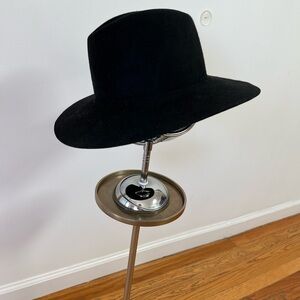 Janessa Leone Black Wool Hat